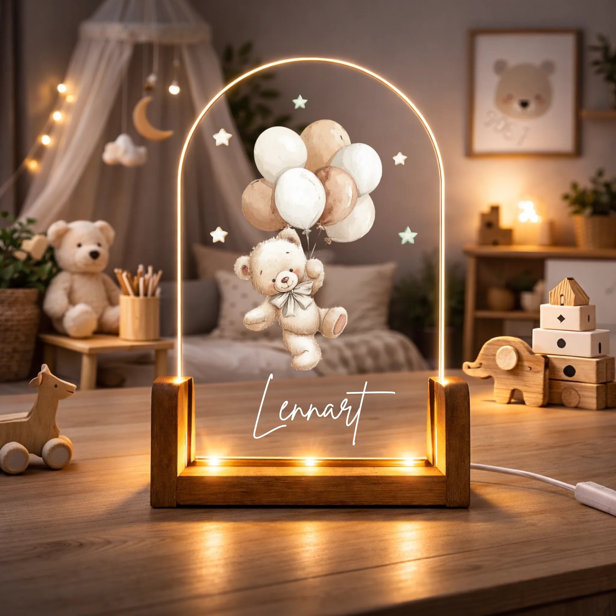 Mock Up. Kinderzimmer Boho Stil_Nachtlicht