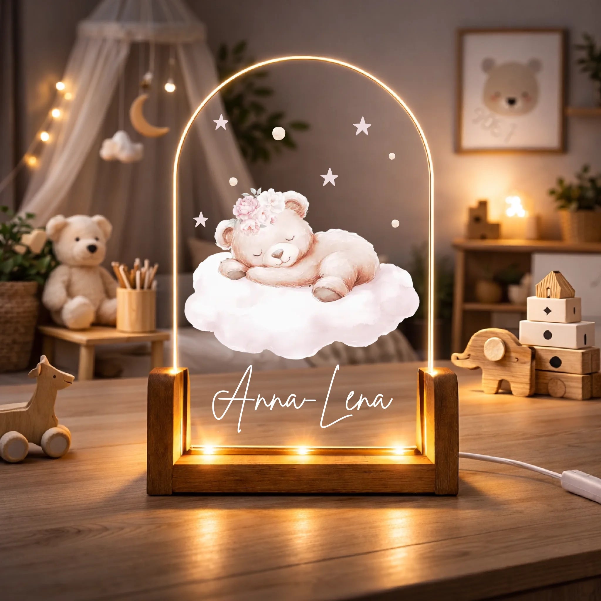 Mock Up. Kinderzimmer Boho Stil_Nachtlicht