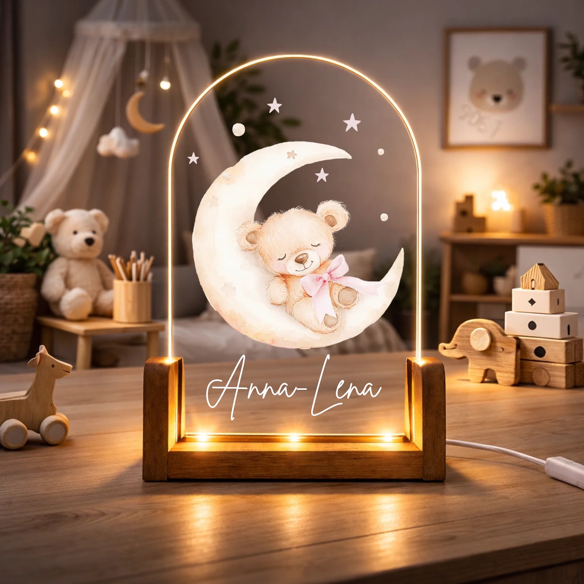 Mock Up. Kinderzimmer Boho Stil_Nachtlicht