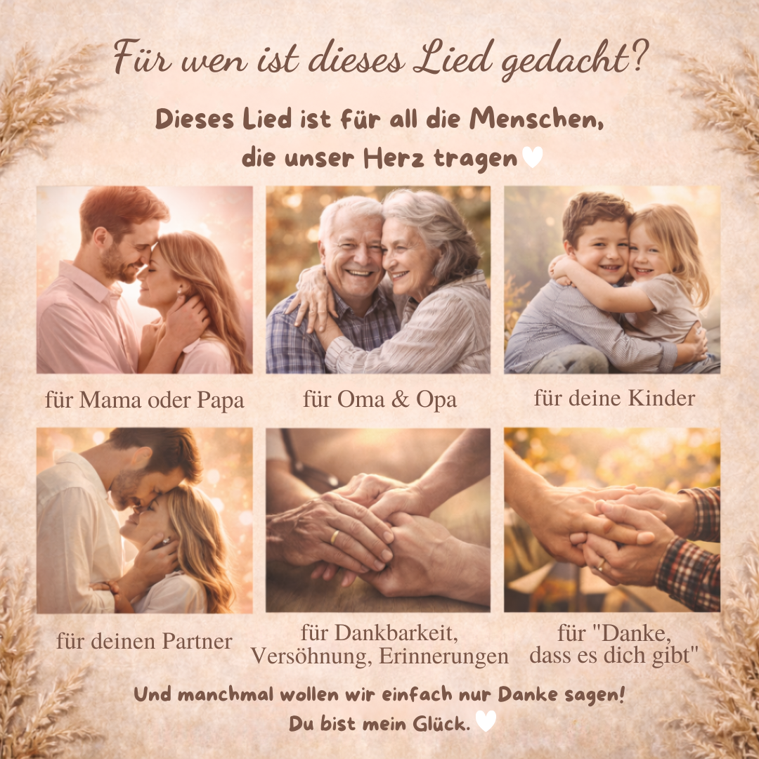 Dein personalisiertes Lied - Ein Lied für Menschen, die dein Herz tragen