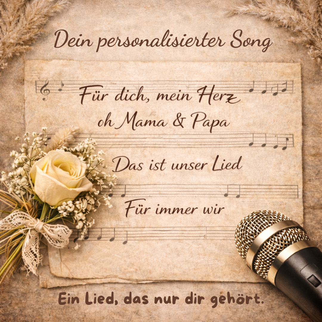 Persönlicher Liebessong - Eure Geschichte als einzigartiges Lied