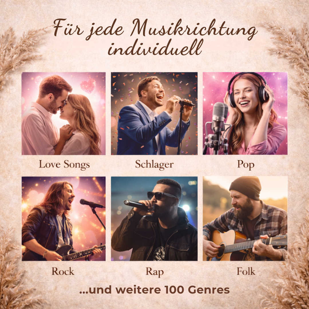 Persönlicher Liebessong - Eure Geschichte als einzigartiges Lied