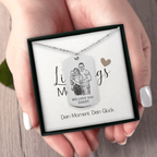Personalisierte Foto-Gravur Kette